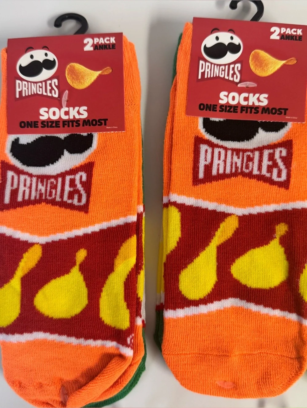 Novelty Socks & Sour Patch Lip Balm Lot Pringles Reese’s Sugar Daddy Tipsy Elves